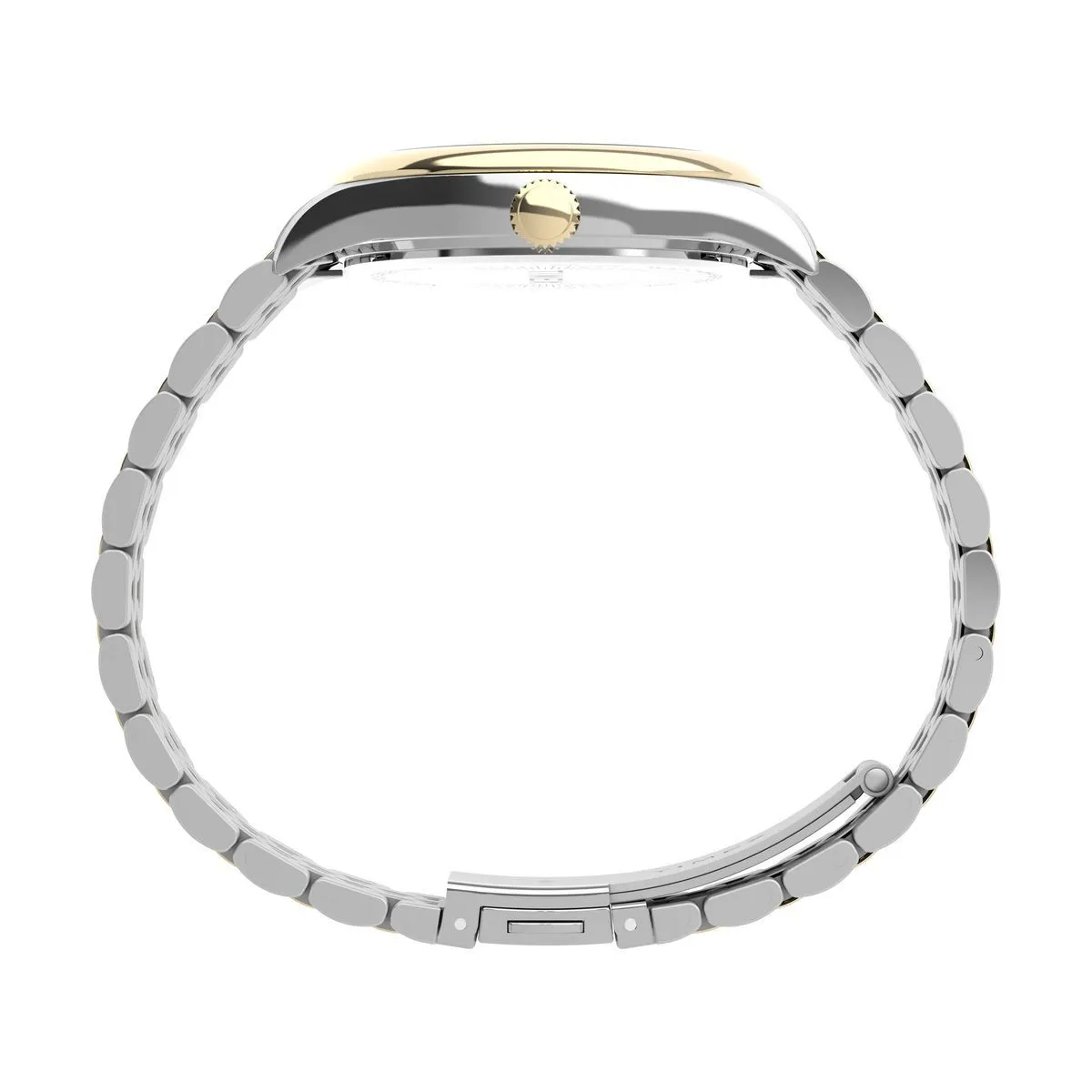 Zweifarbige Day-Date Analog Uhr