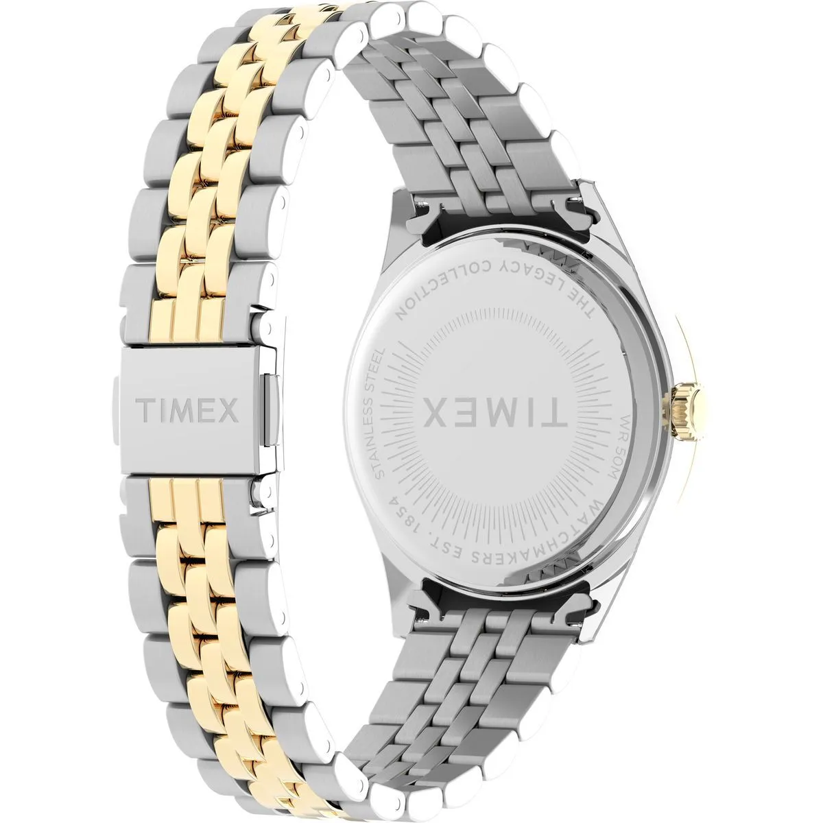 Zweifarbige Day-Date Analog Uhr