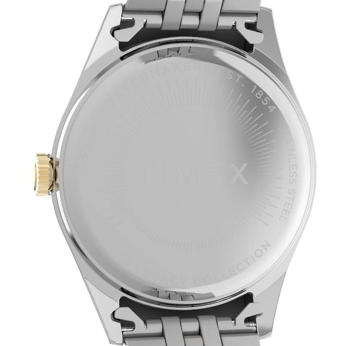 Zweifarbige Day-Date Analog Uhr