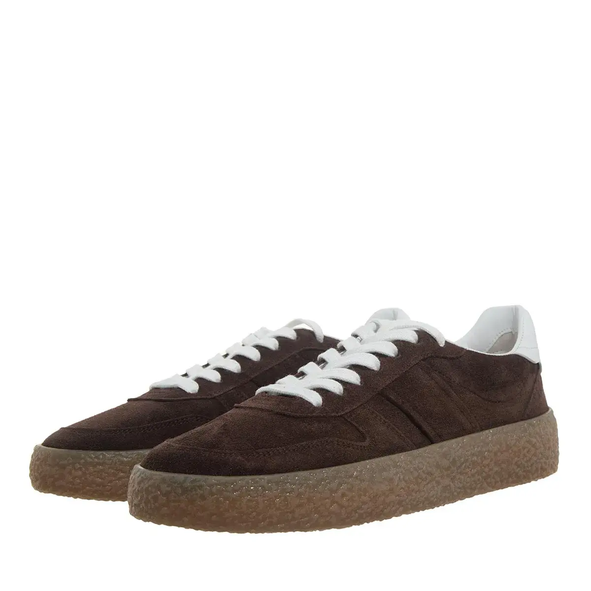 Lässige Wildleder-Plateau-Sneakers