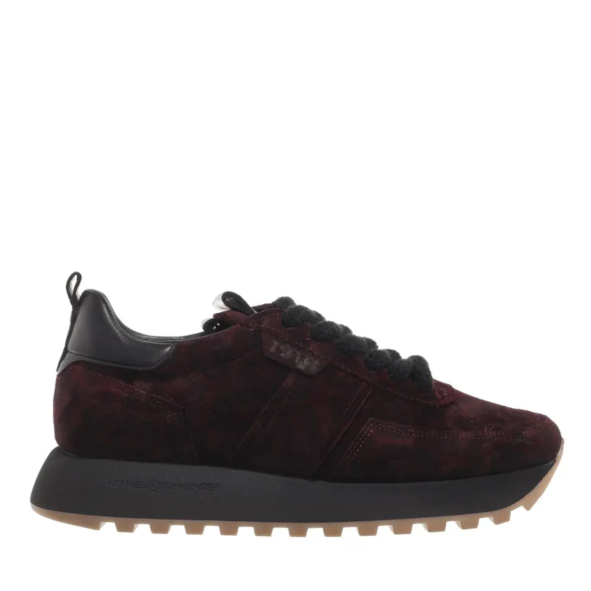 Wildleder-Sneaker mit niedrigem Schaft