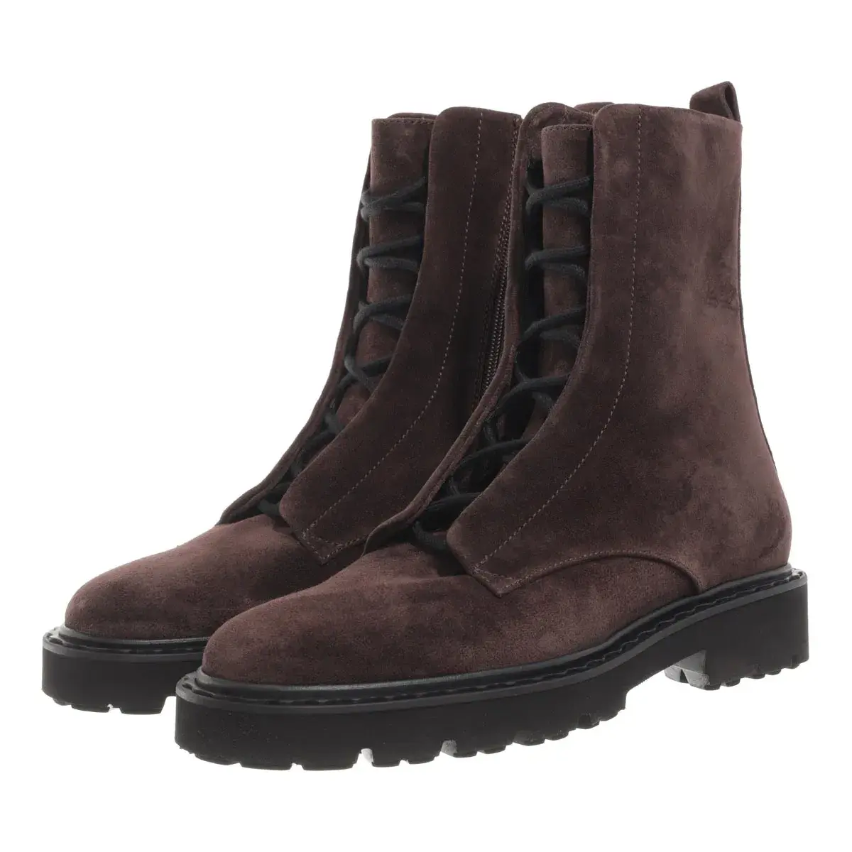 Wildleder Schnürstiefelette