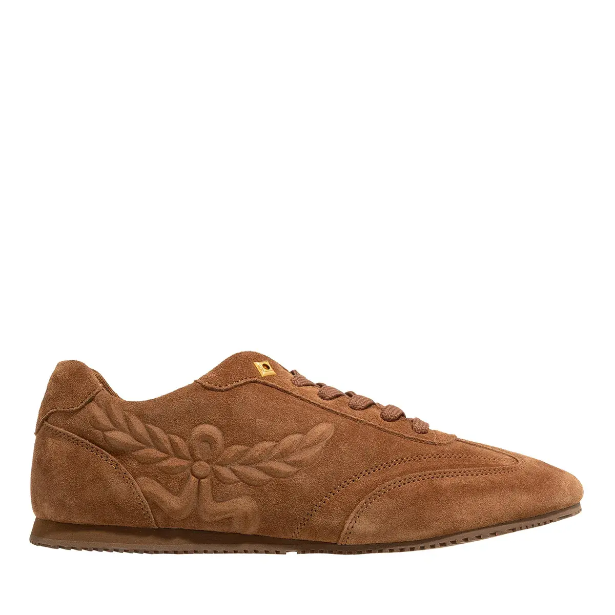 Wildleder-Sneaker mit niedrigem Schaft