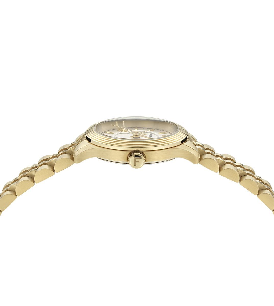 Elegante Quarzuhr im Goldton