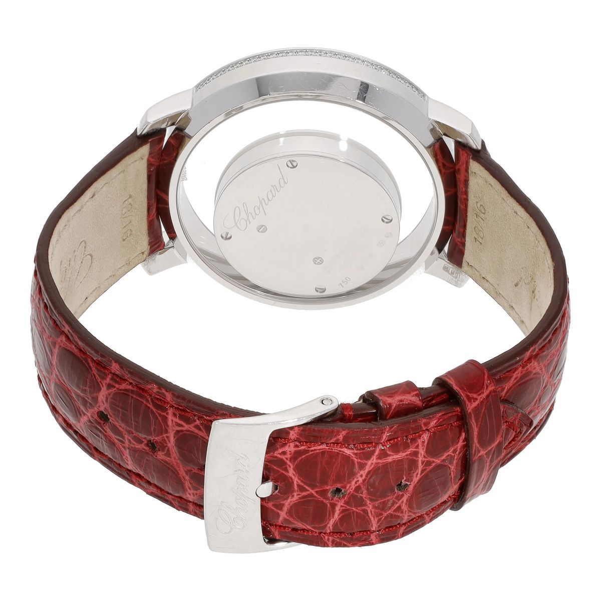 Diamantbesetzte Damen Happy Diamonds Uhr