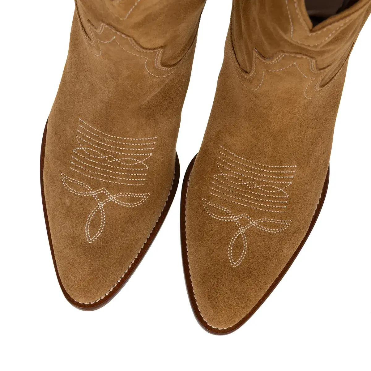 Wildleder Western Stiefeletten