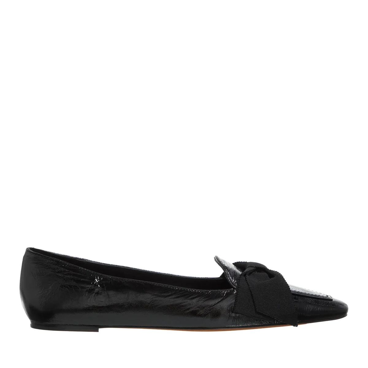 Eleganter schwarzer Lackleder Loafer