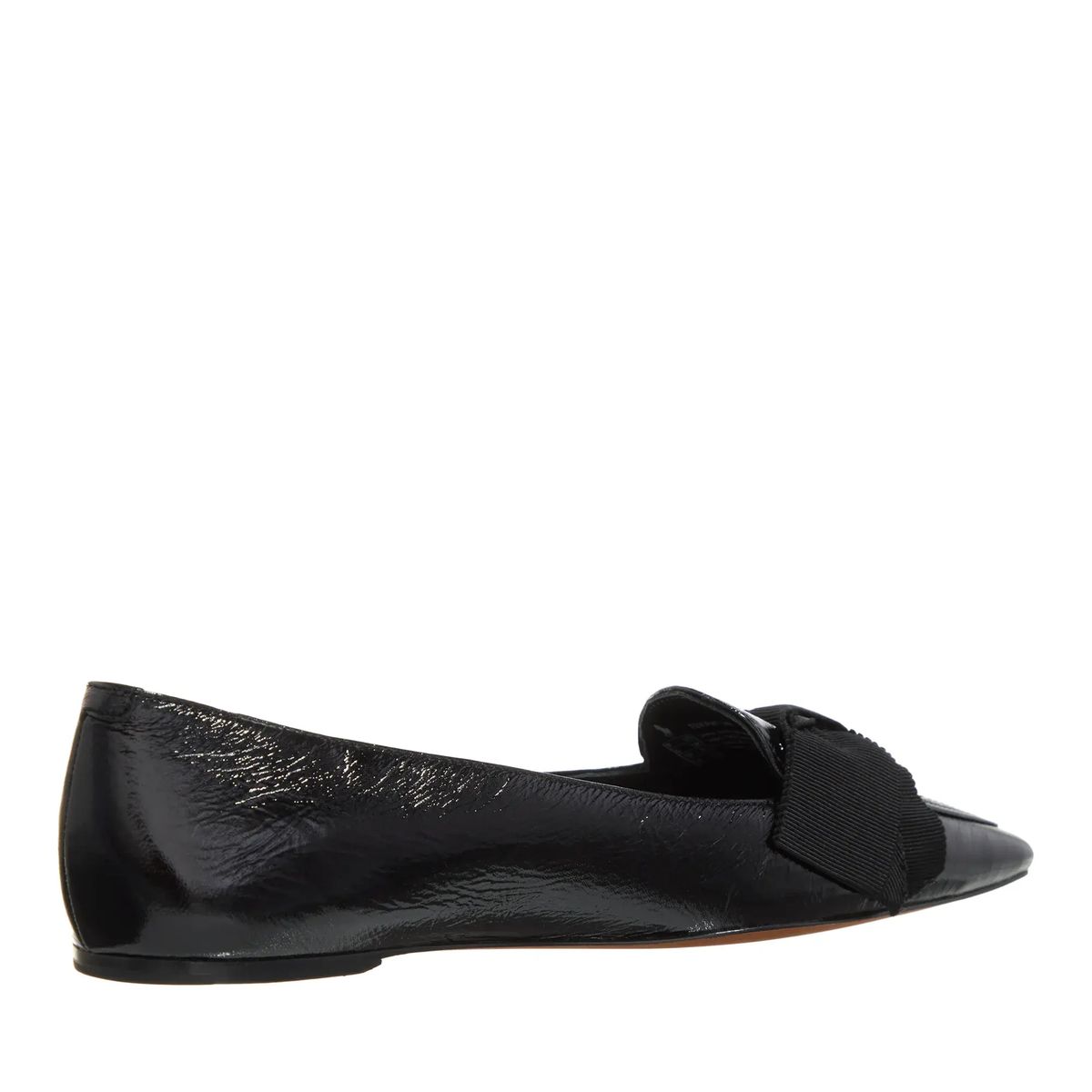 Eleganter schwarzer Lackleder Loafer