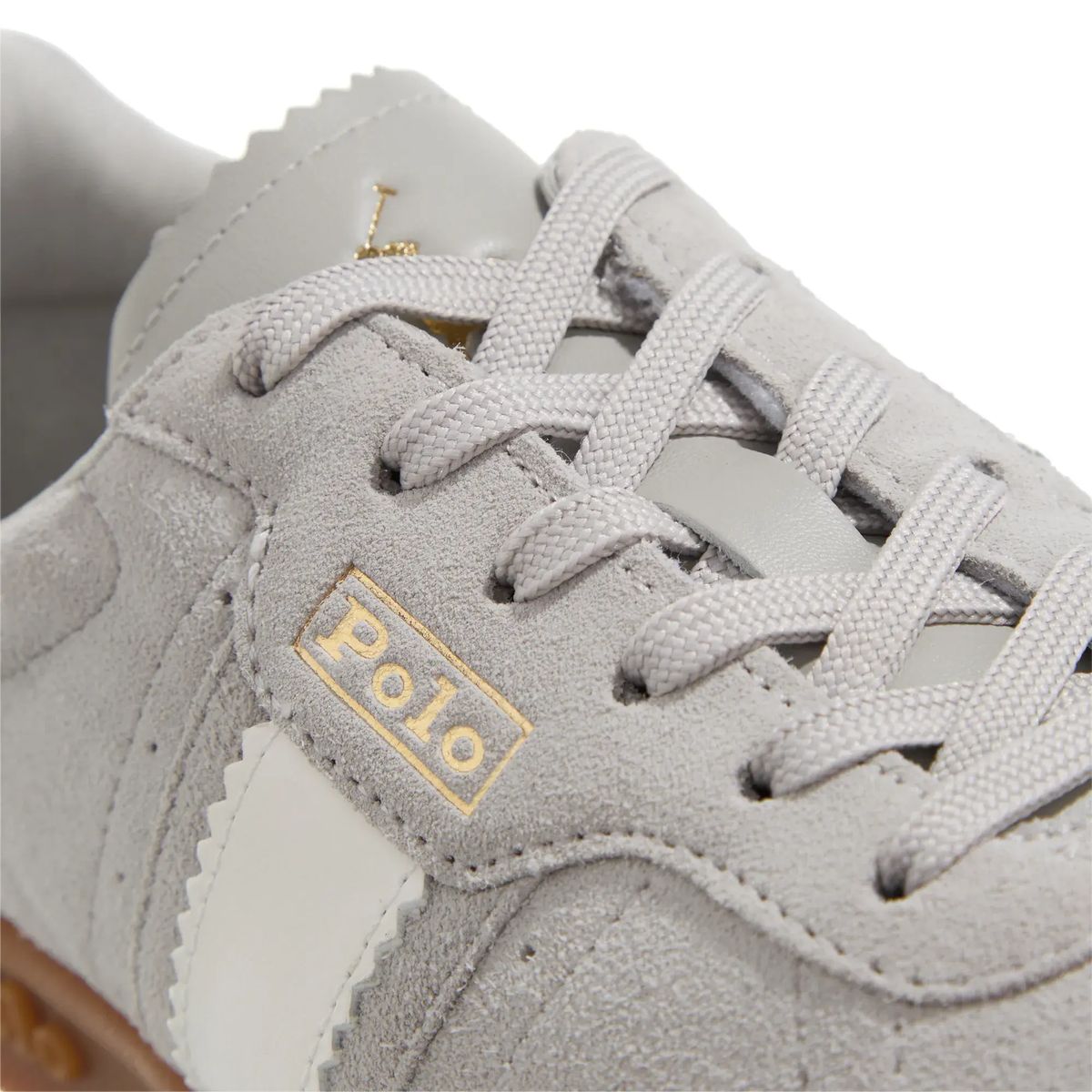Grauer Wildleder Low-Top Turnschuh Sneaker