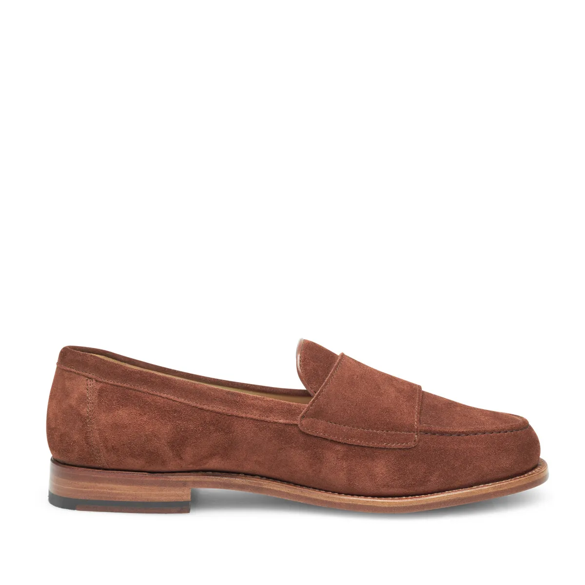 Brauner Wildleder Doppel Monk Loafer