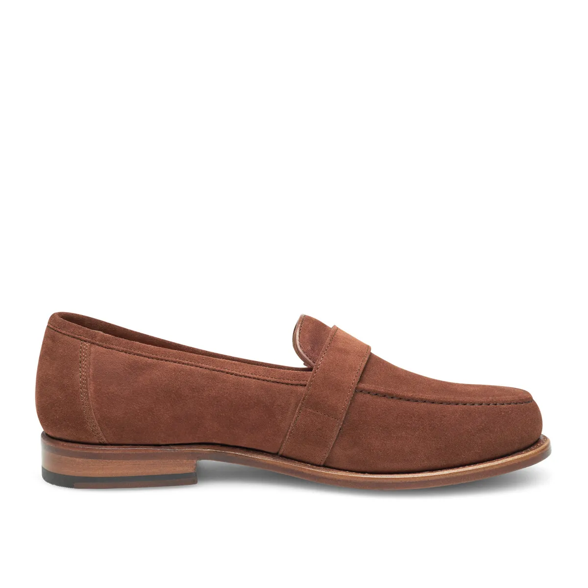 Klassischer Wildleder Single Monk Loafer