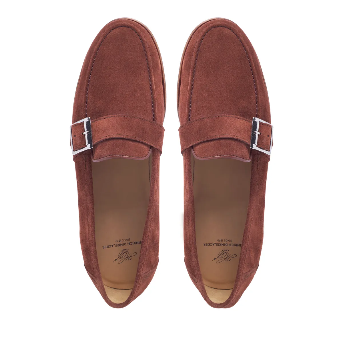 Klassischer Wildleder Single Monk Loafer