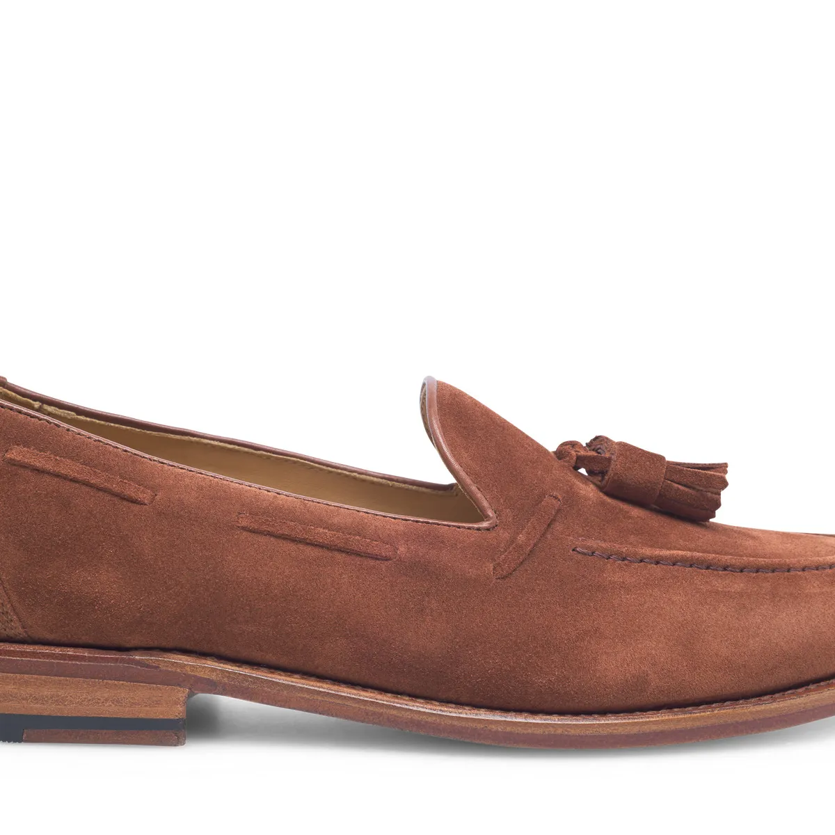 Elegante Suede Quasten Loafer