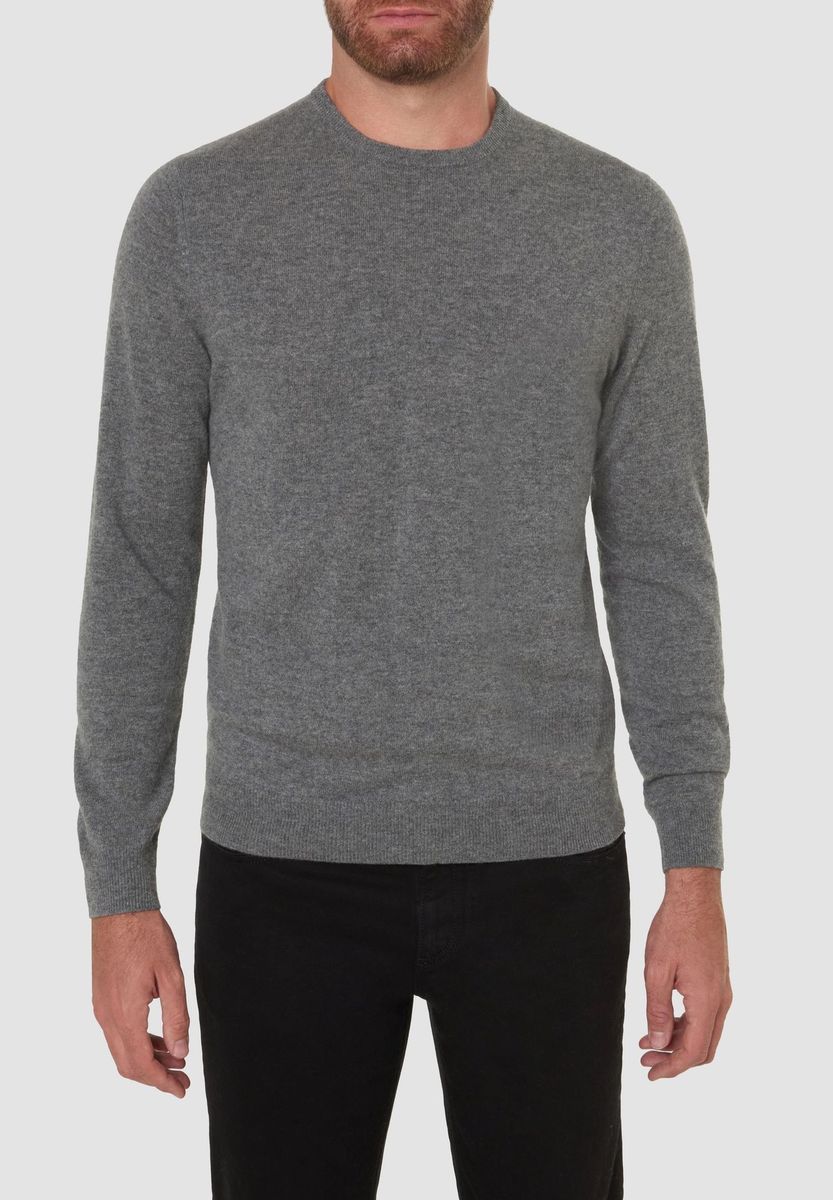 Herren Kaschmir Pullover mit klassischer Passform