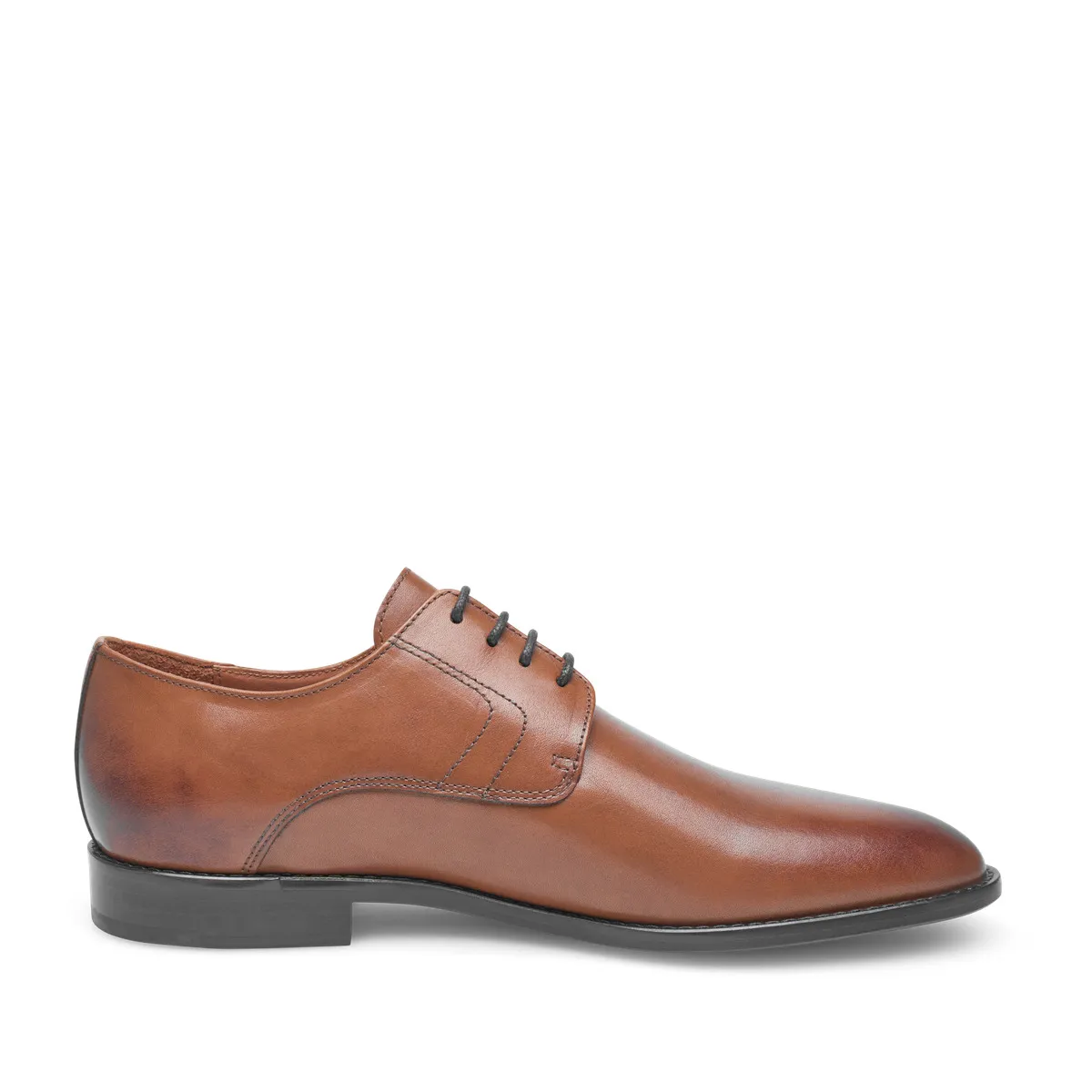Klassischer Derby-Schnürschuh aus Leder