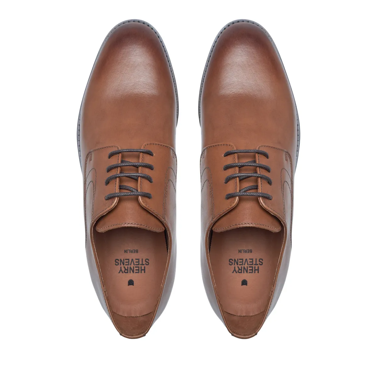 Klassischer Derby-Schnürschuh aus Leder