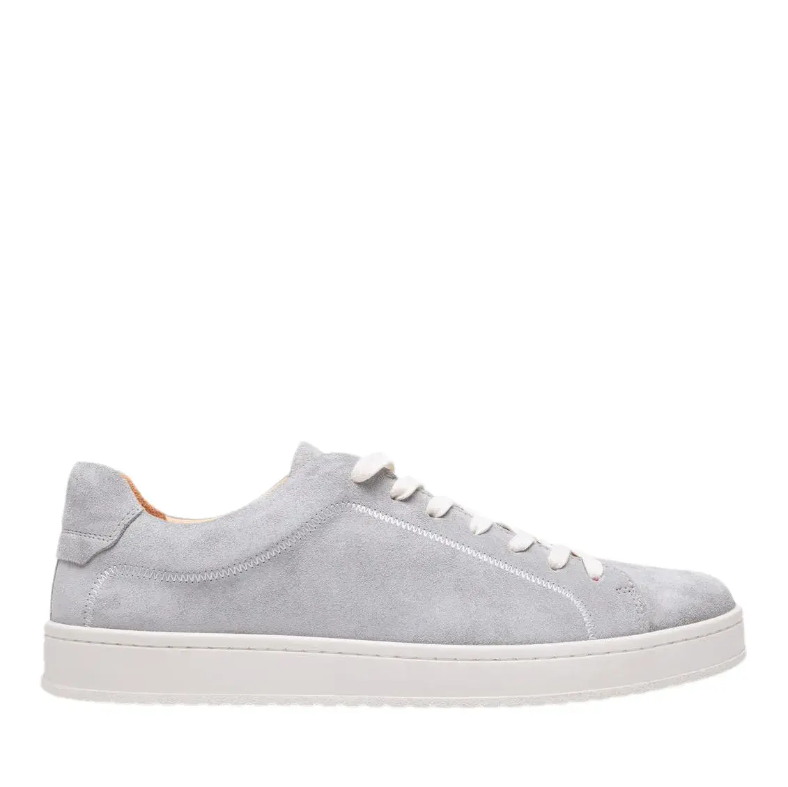 Grauer Wildleder-Sneaker