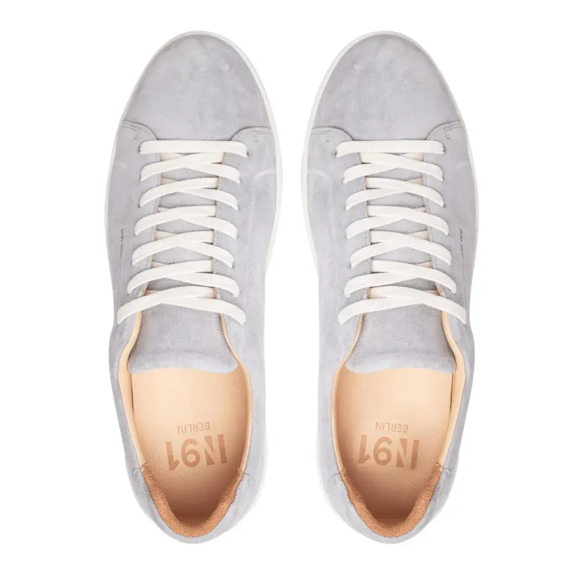 Grauer Wildleder-Sneaker