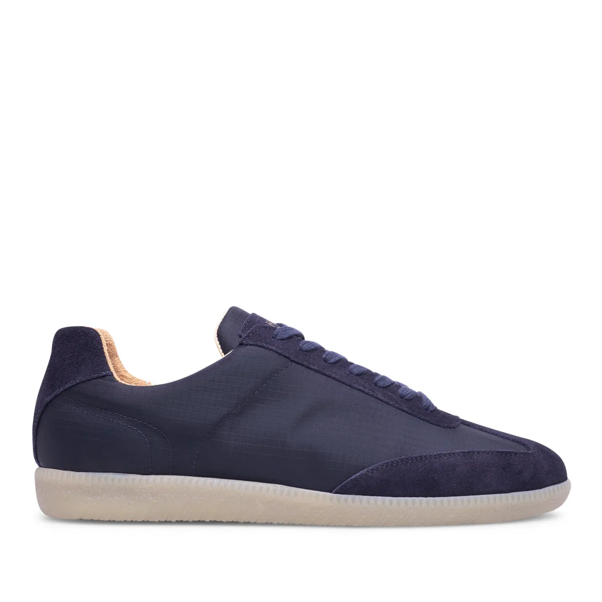 Marineblauer Low-Top-Freizeitsneaker