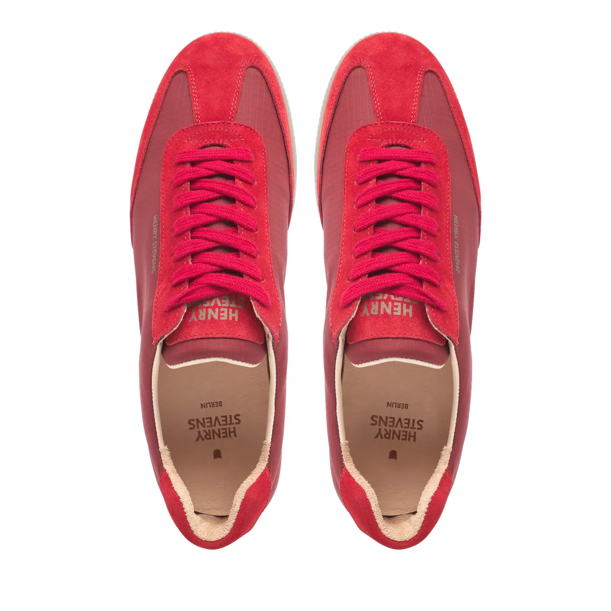 Roter Low-Top Indoor Sneaker