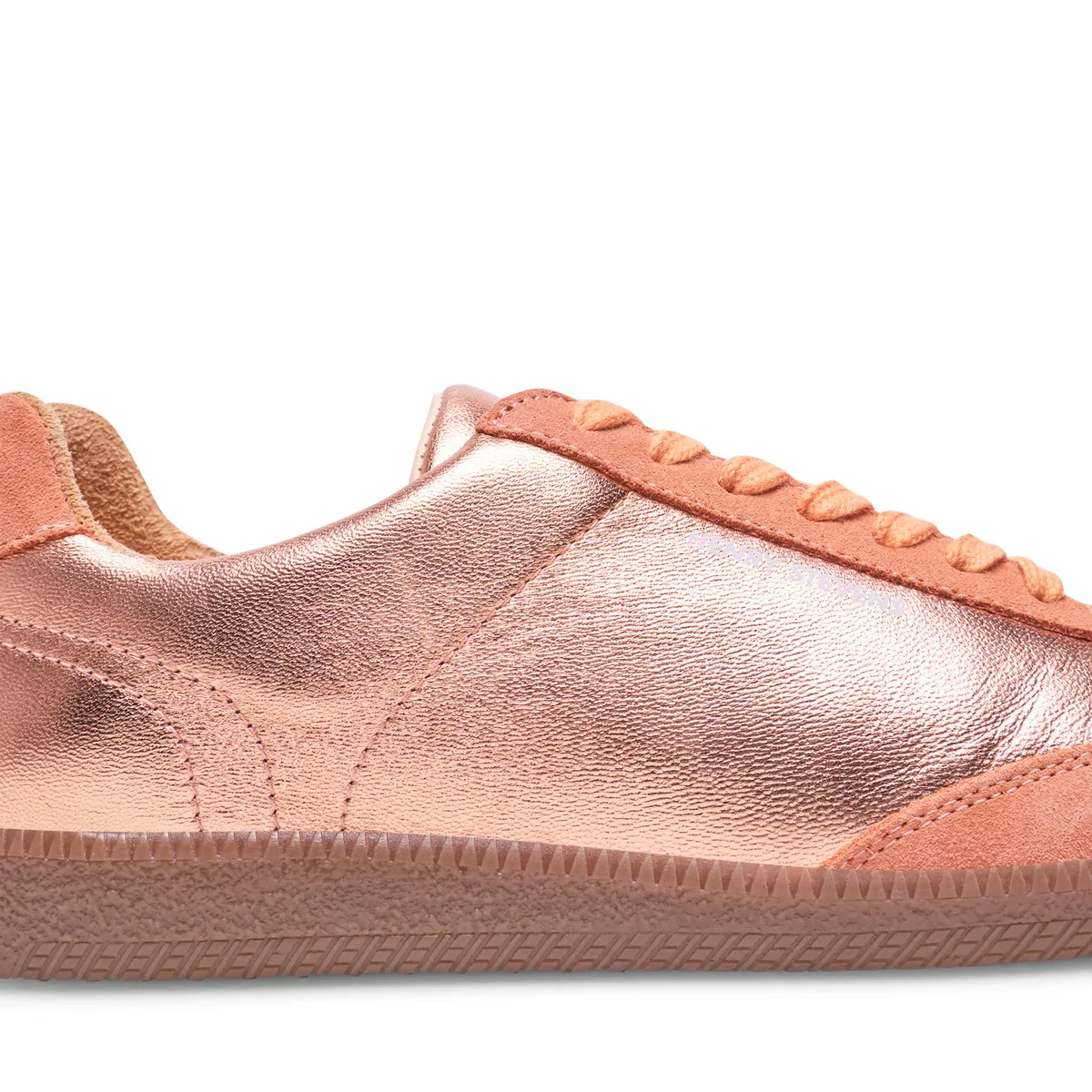 Metallic Leder Low-Top Sneaker