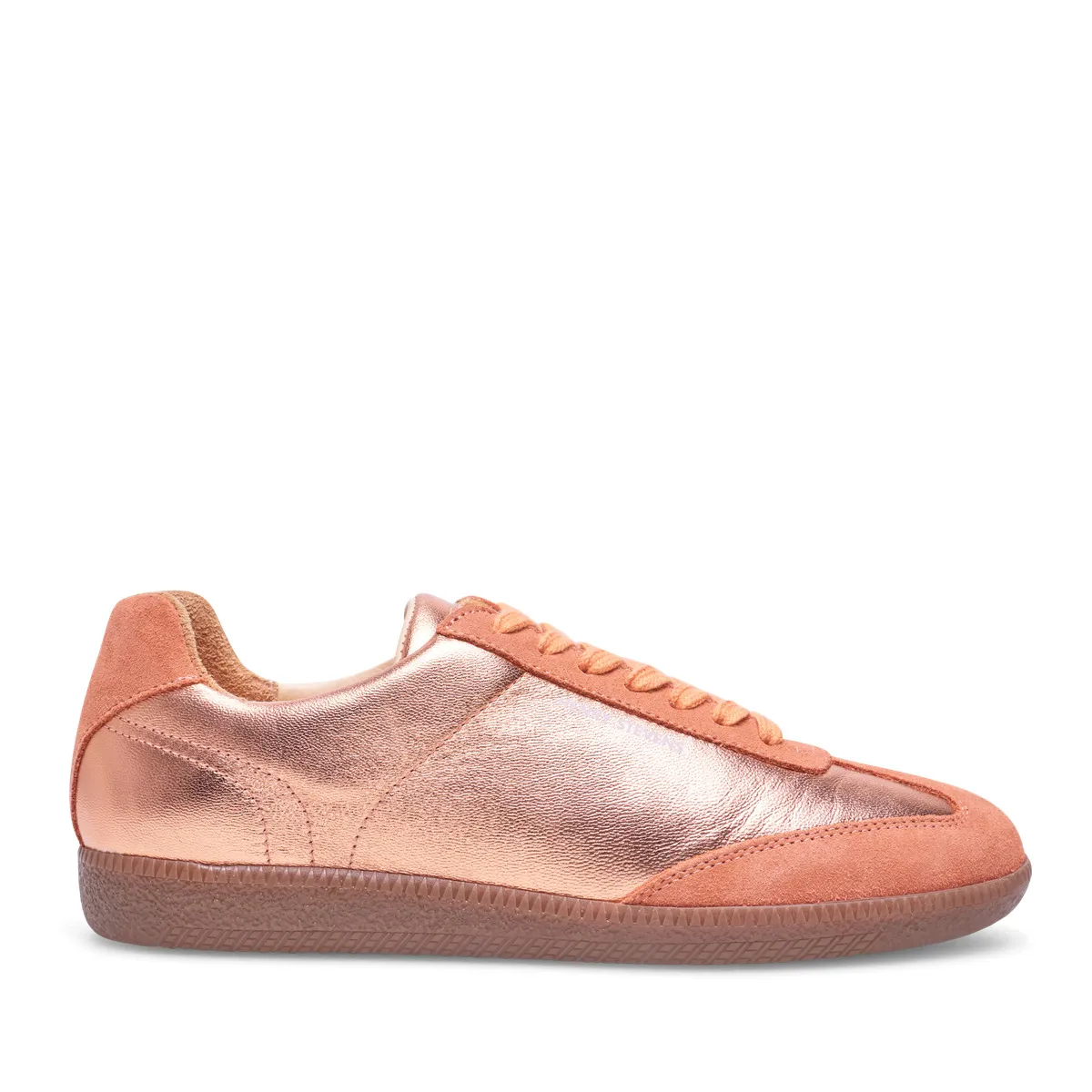 Metallic Leder Low-Top Sneaker
