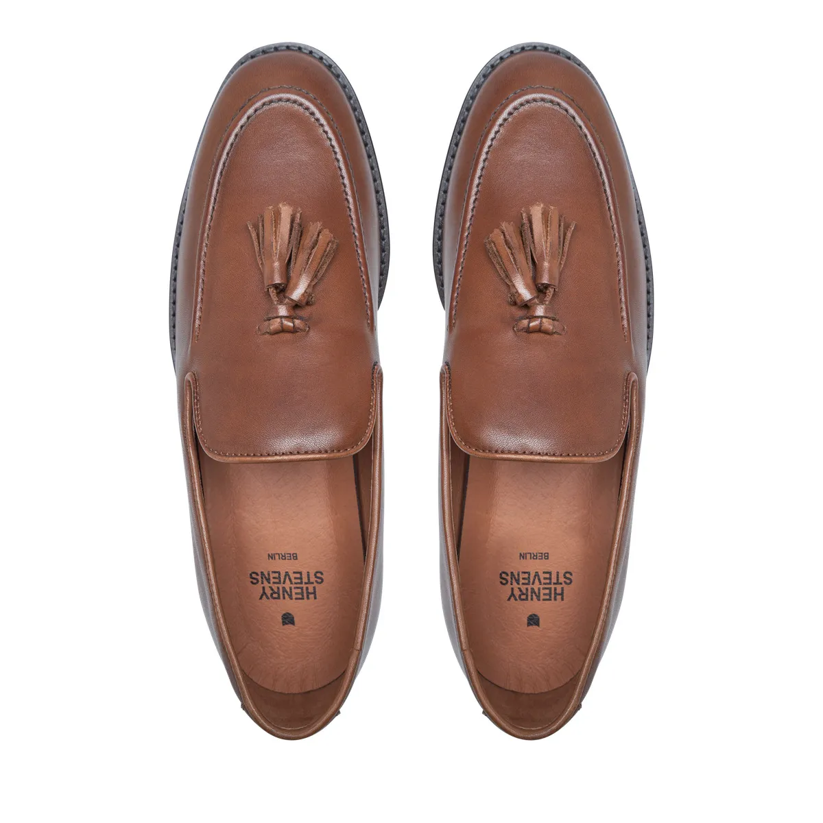 Klassischer Lederloafer mit Quastendetail