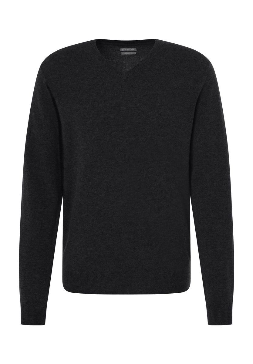 Herren Modern-Fit Kaschmirpullover mit V-Ausschnitt