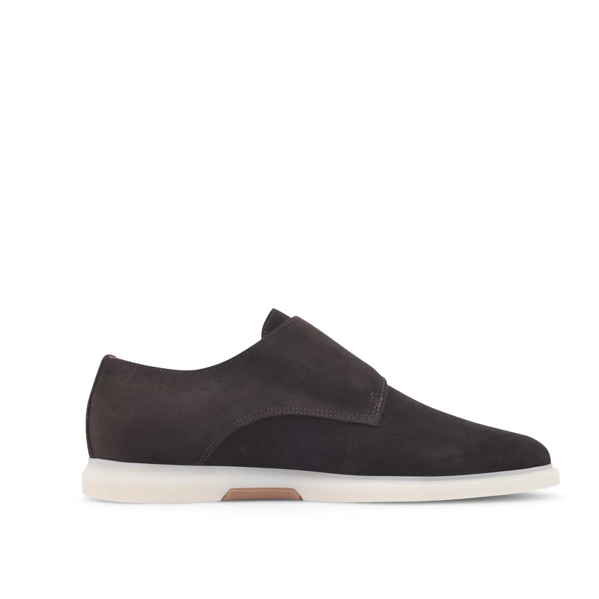 Doppel-Schnallenschuh aus Wildleder