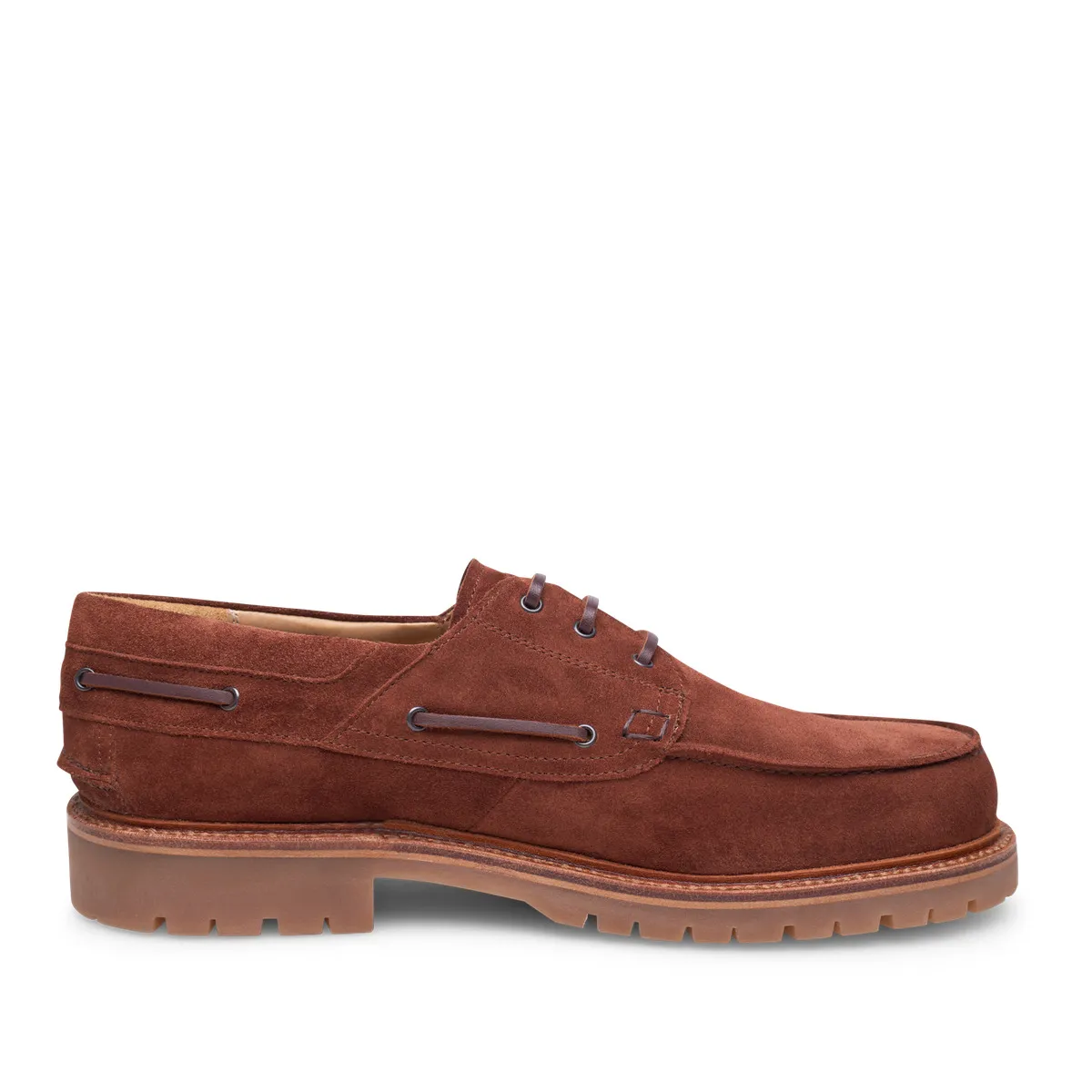 Bootsschuh aus Wildleder mit Profilsohle