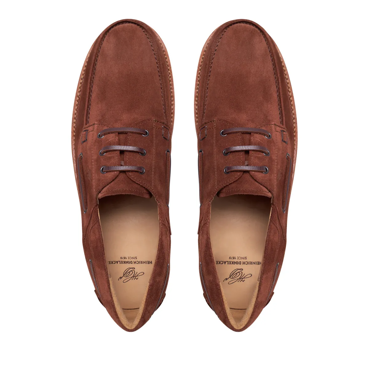 Bootsschuh aus Wildleder mit Profilsohle