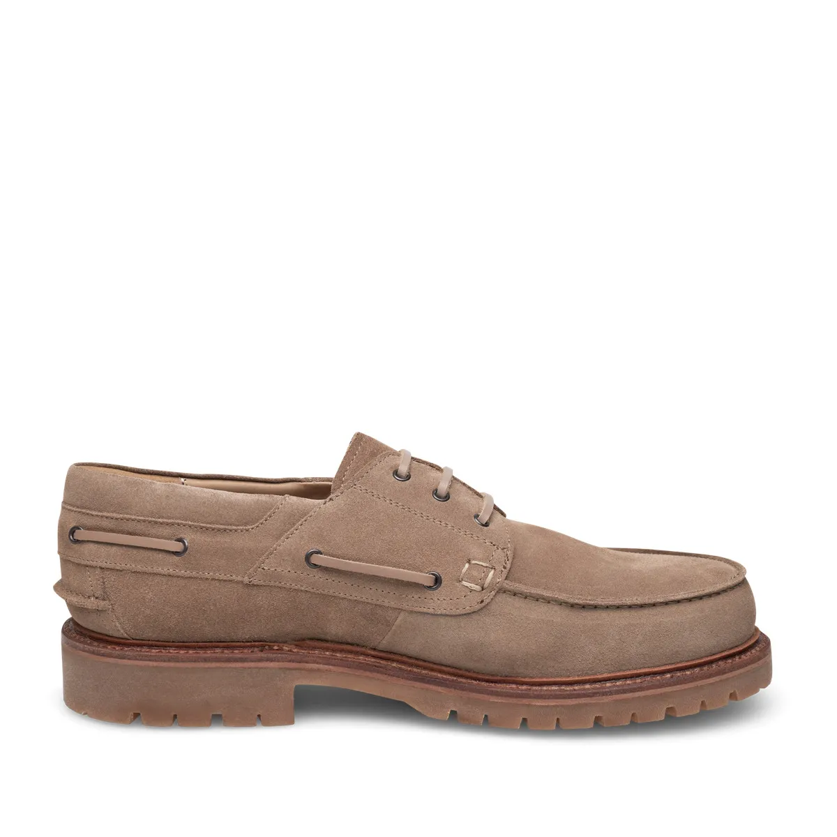 Bootsschuh aus Wildleder mit Profilsohle