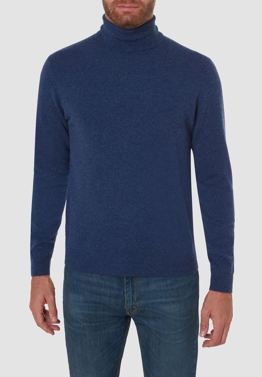 Herren Kaschmir Rollkragenpullover