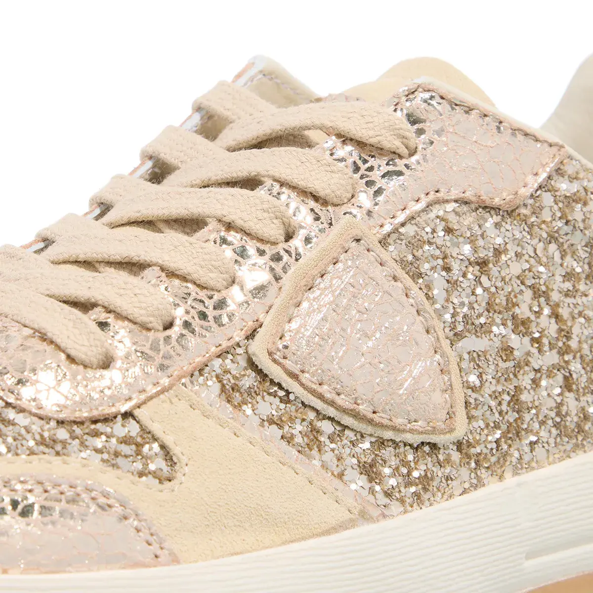 Glitzer Low-Top Mode Sneaker