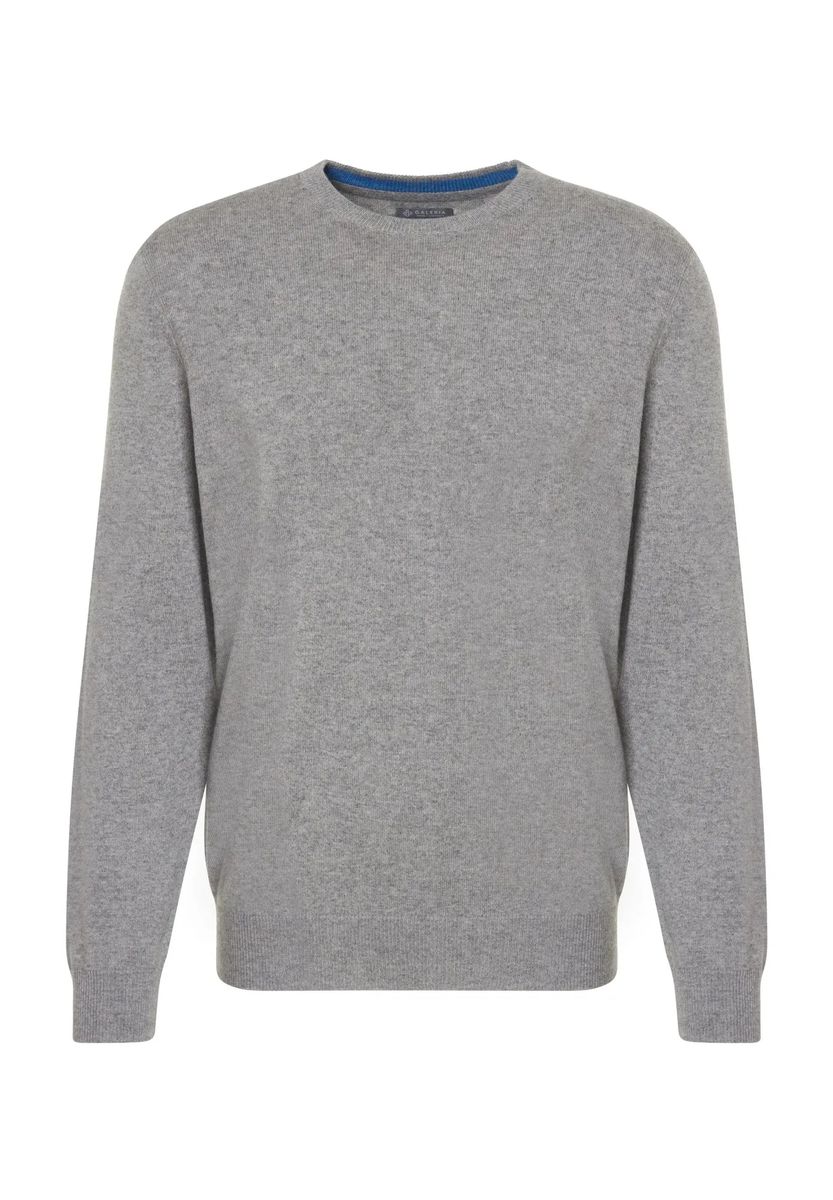 Klassischer Kaschmir-Pullover mit Rundhalsausschnitt