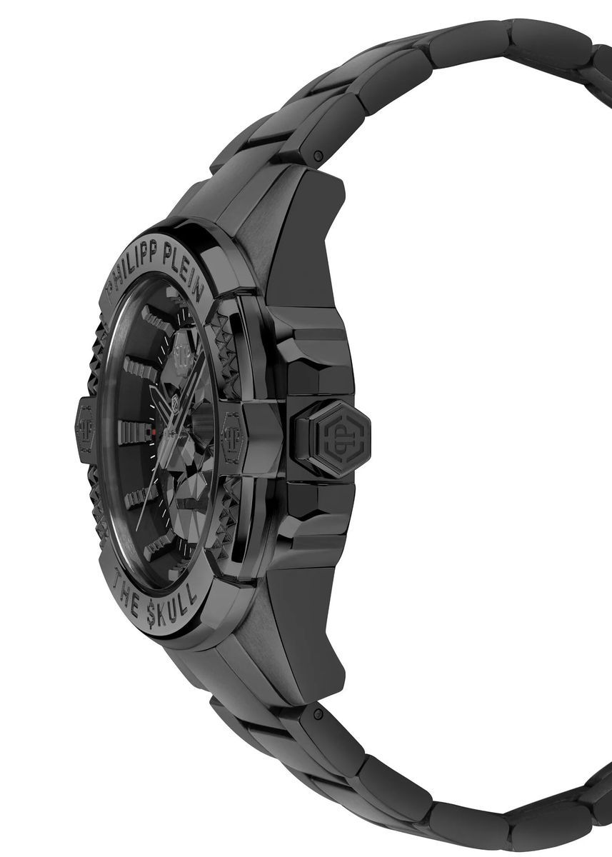 Herrenuhr mit Totenkopf-Zifferblatt