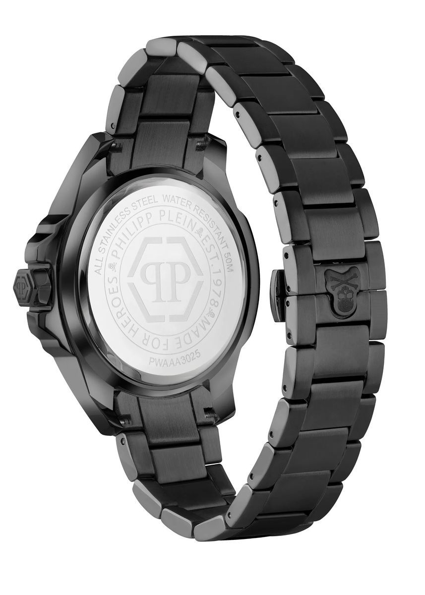 Herrenuhr mit Totenkopf-Zifferblatt