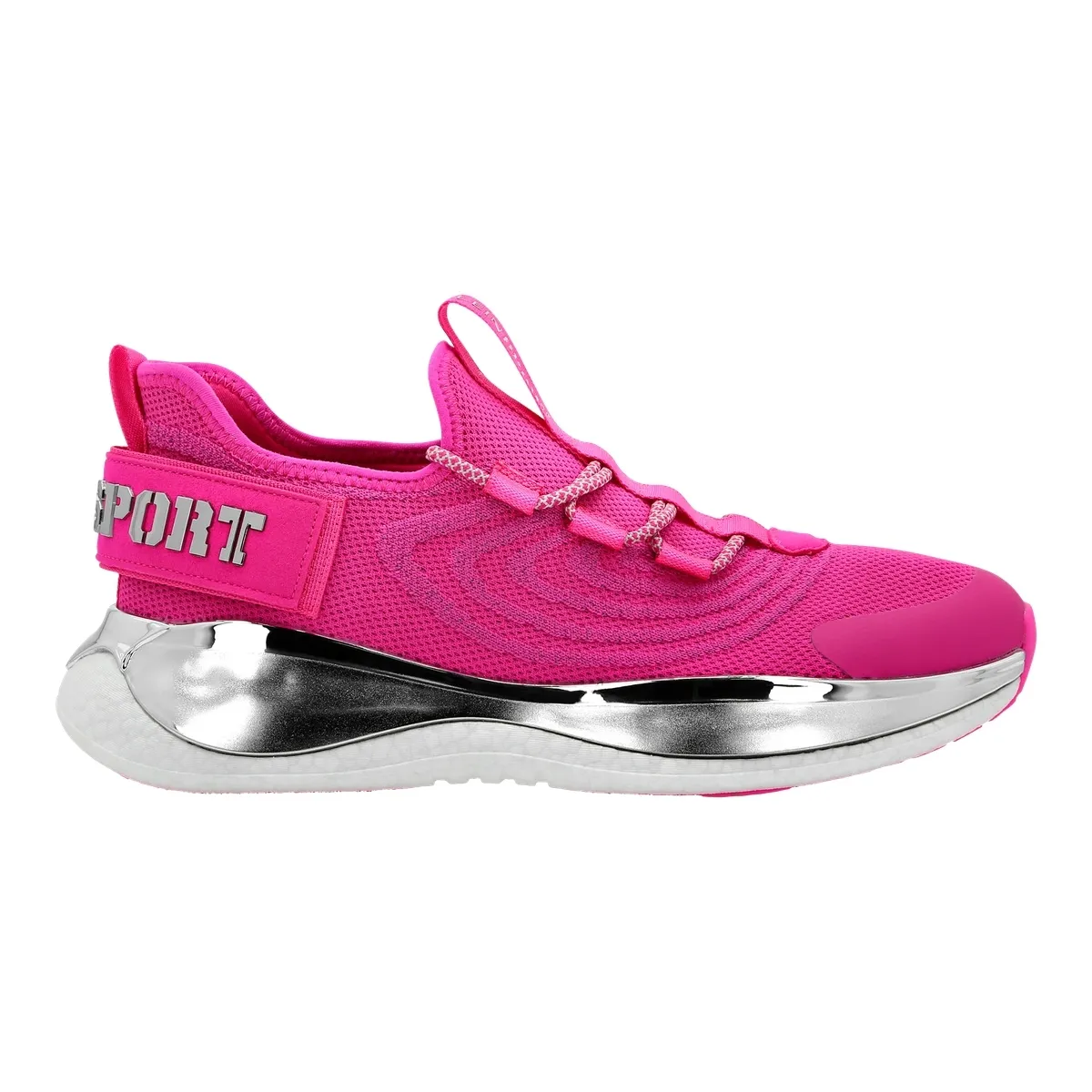 Hellrosa Low-Top Lauf-Sneaker