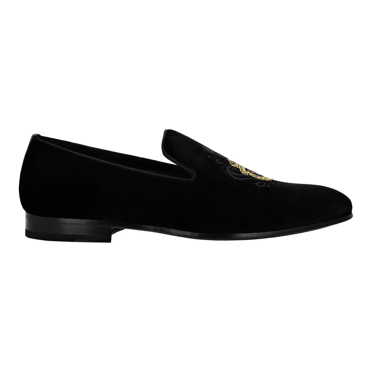 Bestickte Samt Slipper