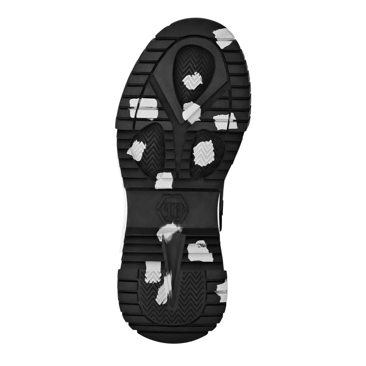 Schwarz-Weiße Statement-Sneakers