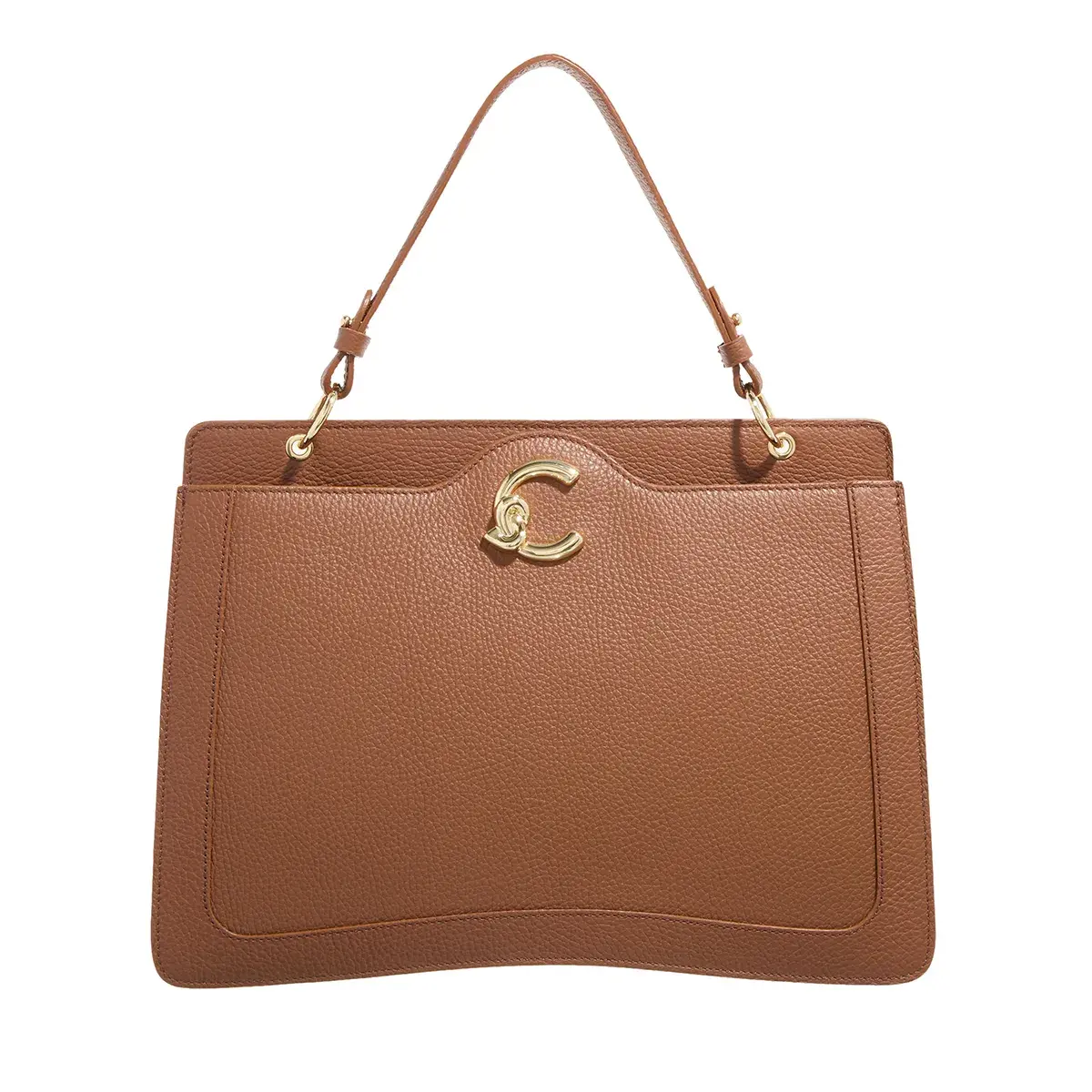 Leder Henkeltasche mit Schulterriemen