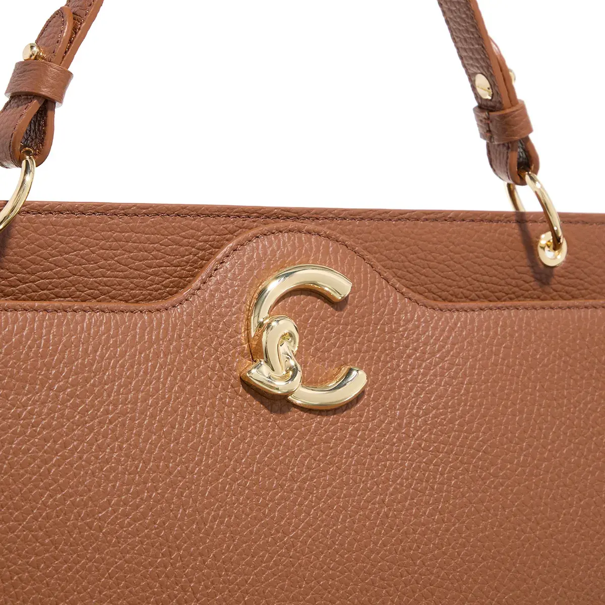 Leder Henkeltasche mit Schulterriemen