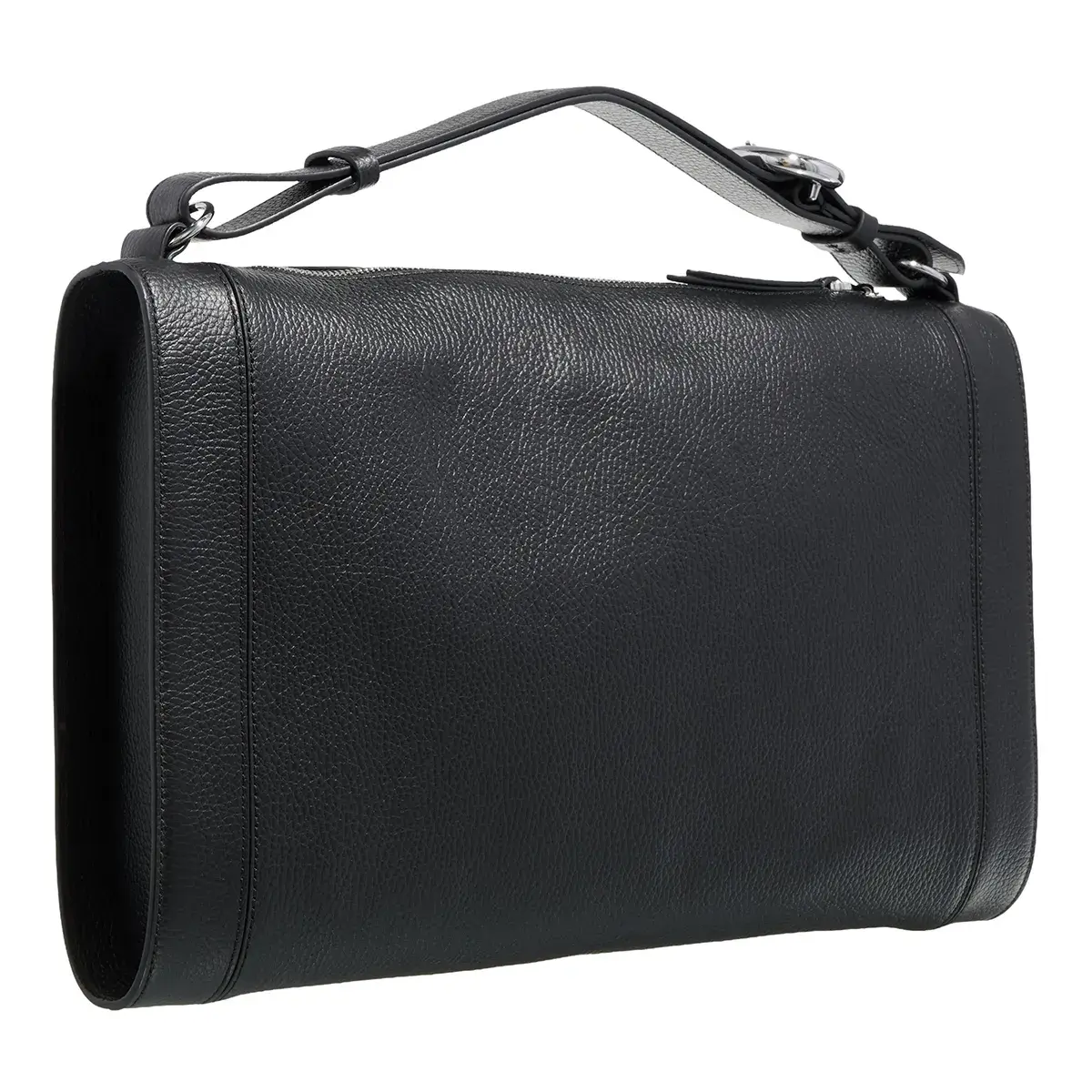 Strukturierte Ledersatteltasche