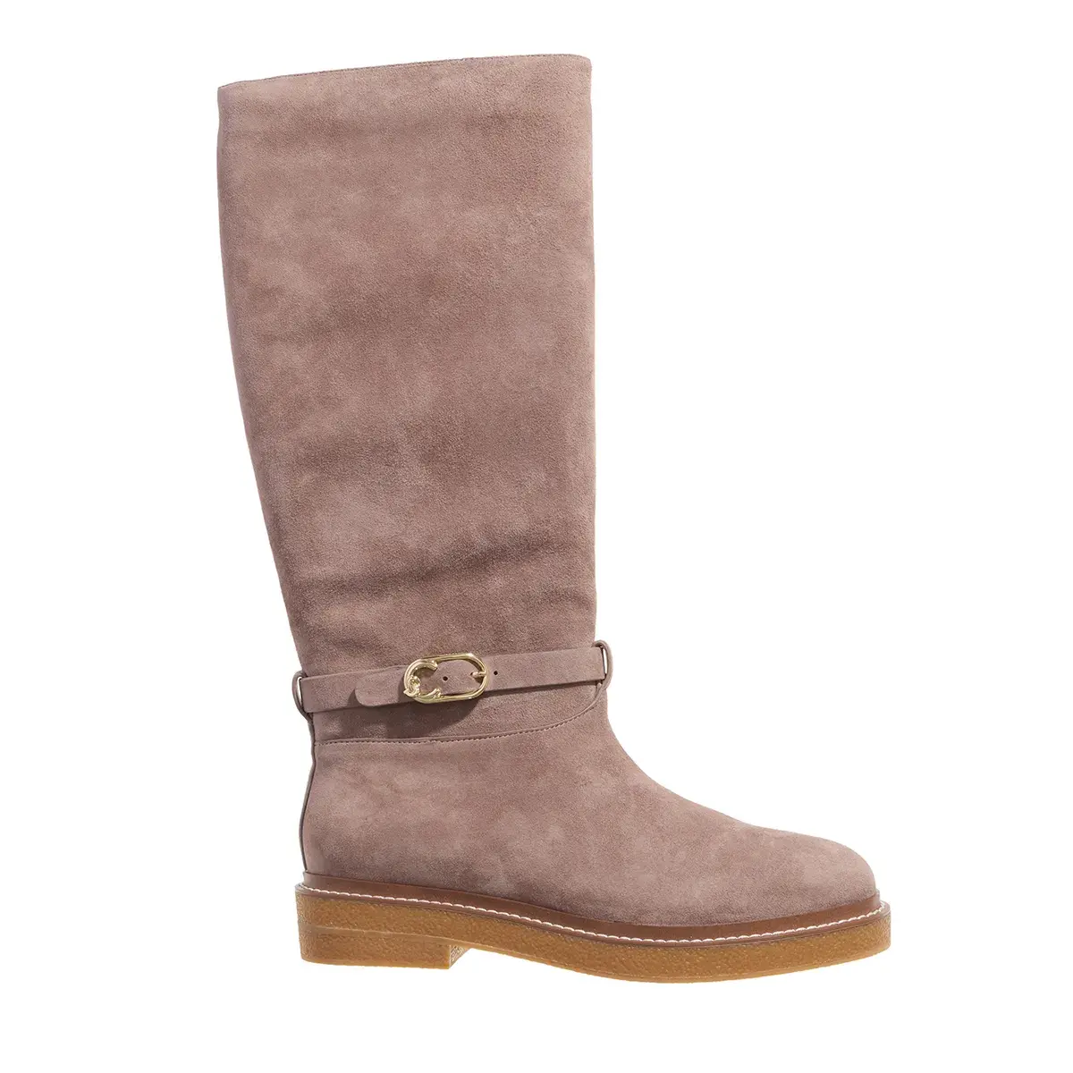 Damen Wildleder Hohe Kniehohe Stiefel