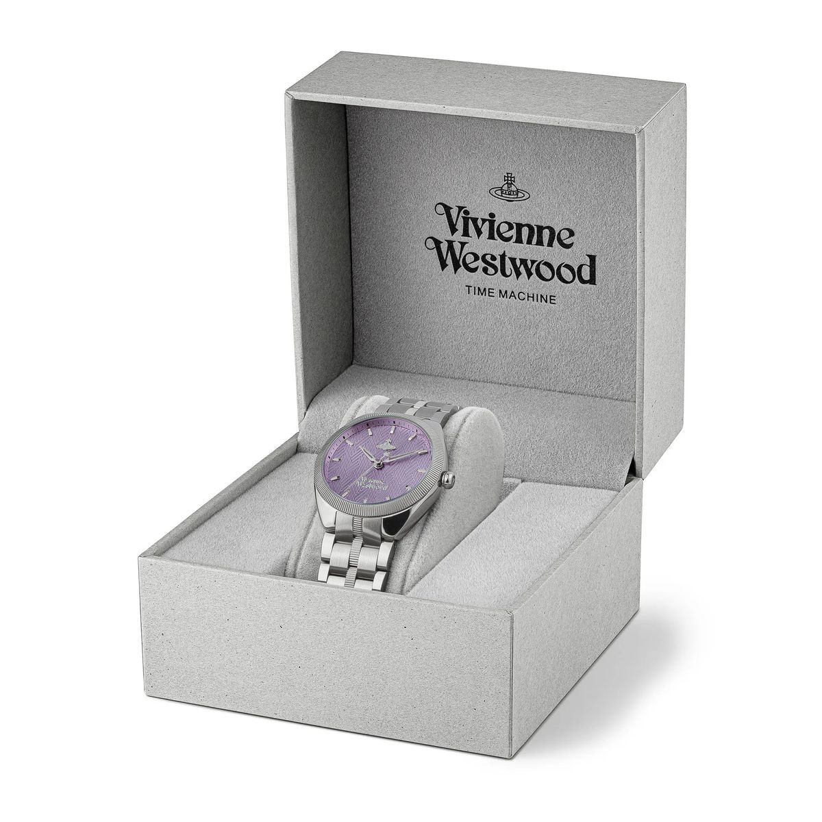 Silberne Damenarmbanduhr aus Edelstahl