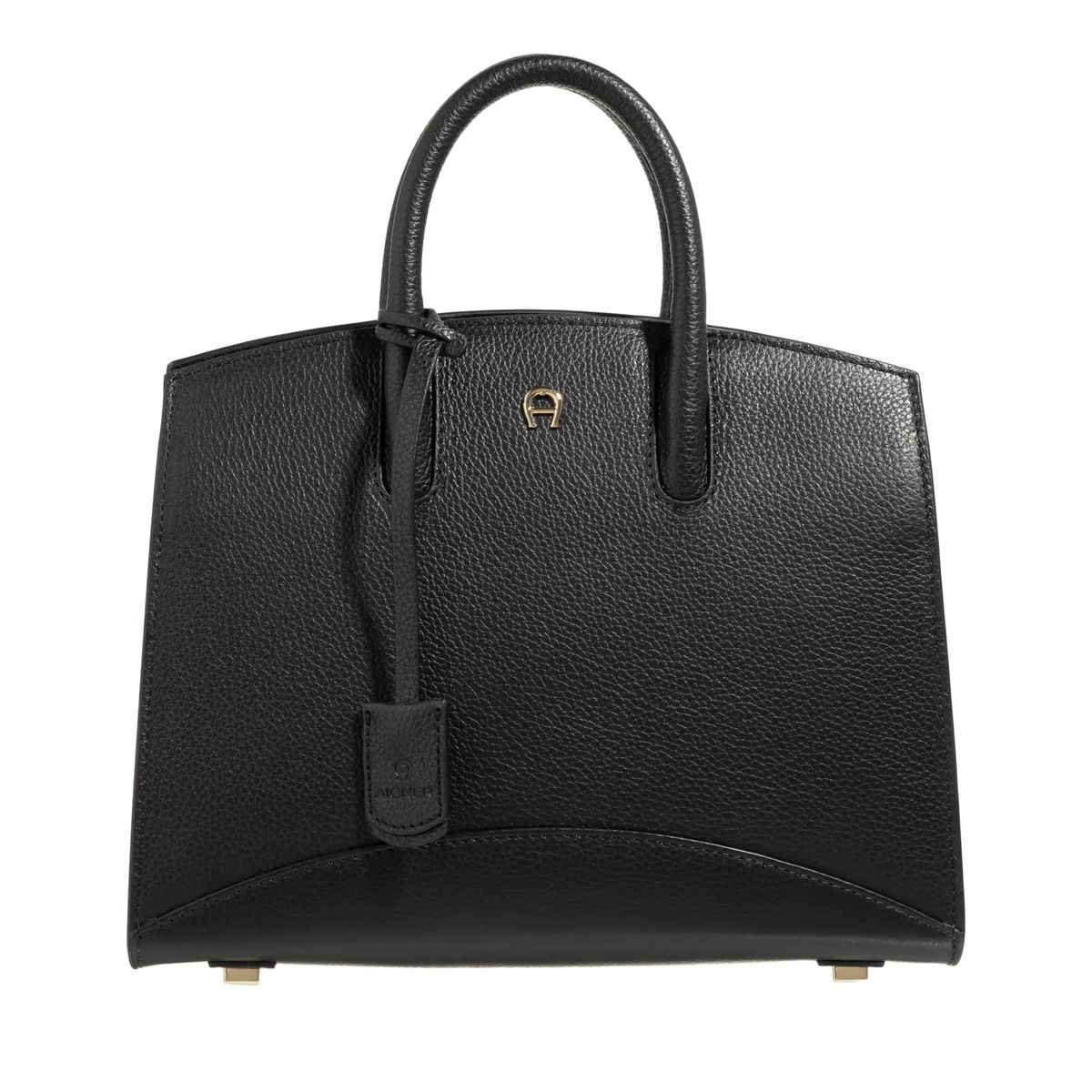 Elegante Handtasche aus genarbtem Leder