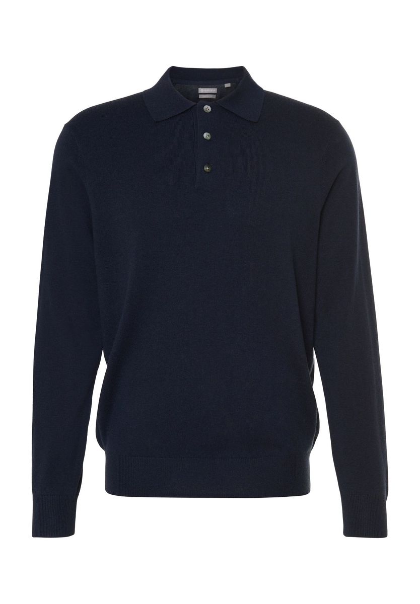 Eleganter Seide-Kaschmir Polo Pullover