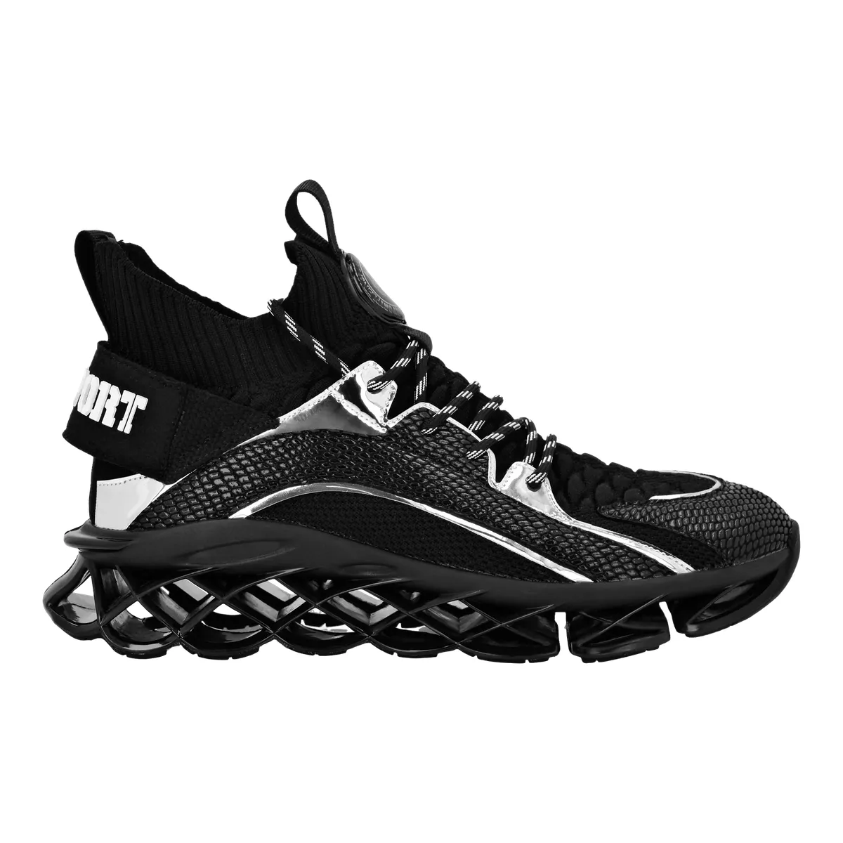 High-Top Strick Runner Sneaker