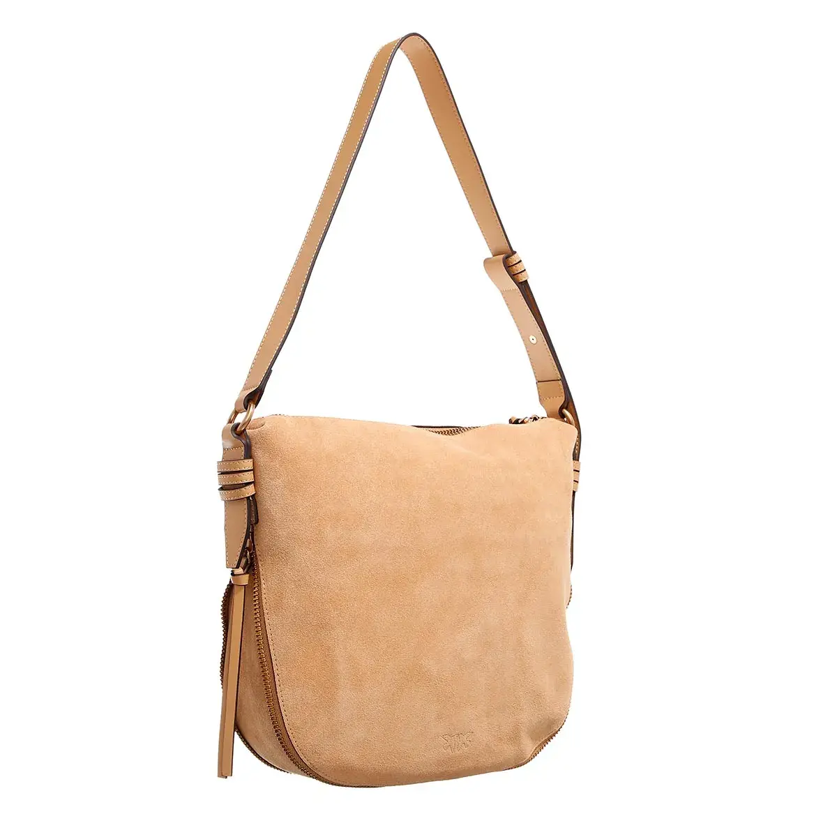 Klassische Hobo Bag aus Wildleder