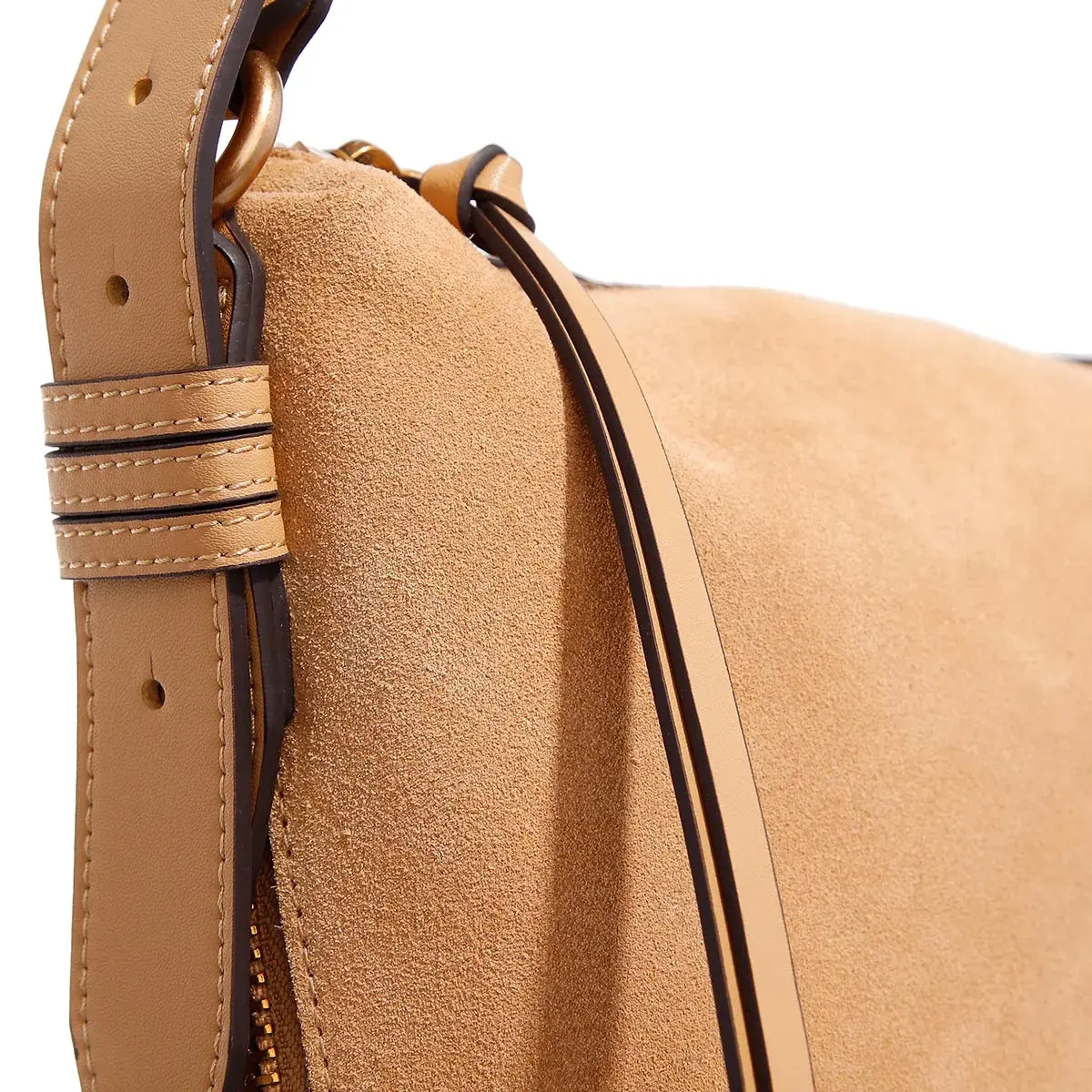 Klassische Hobo Bag aus Wildleder
